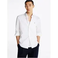 Tommy Hilfiger 1985 Slim Fit Chemise blanc, Unicolore