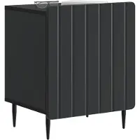vidaXL Cabinet de chevet 2 pcs Noir 43 x 34,5 x 52 cm