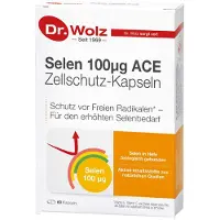 Dr. Wolz Sélénium ACE 100 mcg 60 jours - Boîte pour 2 mois, 60 gélules