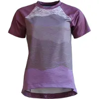 Zimtstern Femmes, Maillot de cyclisme, Braapz Shirt S/S Damen Trikot (XS), Violet, XS