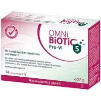 INSTITUT ALLERGOSAN Deutschland (privat) GmbH OMNi-BiOTiC ProVi-5 poudre avec symbiote intestinal hautement actif et vitamine D, 14 sachets