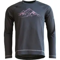 Zimtstern Hommes, Maillot de cyclisme, PureFlowz Eco Shirt L/S Trikot (XL), Noir, XL