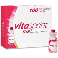 Vitasprint B12, flacons buvables pour améliorer l'état général, 100 flacons à dose unique