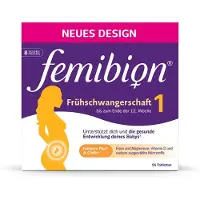 WICK Pharma - Zweigniederlassung der Procter & Gamble GmbH Femibion 1 comprimés début de grossesse, 56 comprimés