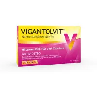 WICK Pharma - Zweigniederlassung der Procter & Gamble GmbH VIGANTOLVIT Comprimés de vitamine D3, K2 et de calcium, 60 comprimés