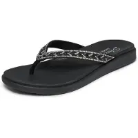 SKECHERS Tongs 'Meditation Luxe' noir