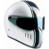 Bandit XXR Classic casque de moto, blanc/noir, 4XL (67/68)