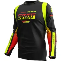 Shot Race Gear Maillot à Manches Longues Devo Block