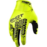 Shot Race Gear Vision Tech Off-road Gloves Jaune 08