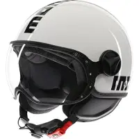 Momo Design FGTR Classic Casque Jet Blanc/Noir 55 unisex