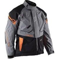 Leatt Veste textile imperméable ADV Multitour 8.5, gris/noir/orange, XL