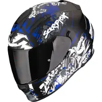Scorpion EXO-491 Spector Casque Intégral Mat/Noir/Bleu S unisex