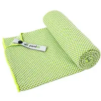 Pandoo Serviette de toilette en bambou, S - 80 x 40cm, vert, Serviette de voyage, Vert