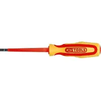 Ks Tools Werkzeuge-Maschinen GmbH ERGOTORQUE VDE Tournevis pour vis à fente, 6,5mm, sur support