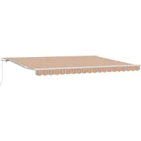 vidaXL Store rétractable Multicolore 450 x 300 cm