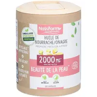 Nat & Form Ecocert Huile de Bourrache Onagre Bio 120 pc(s) Capsule(S)