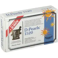 Pharma Nord D-Pearls 1520 100 + 20 capsules GRATUITES | vitamine D | Immunité + Os & dents 100+20 pc(s) Capsule(S)