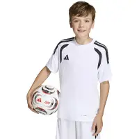 Adidas Garçons, T-shirt de sport, Tiro League Kinder-Trikot Weiss (128), Blanc, Noir, 128