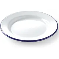 Hendi Assiette, Assiettes, Blanc, Bleu