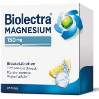 Hermes Arzneimittel GmbH Biolectra Magnésium 150 mg Comprimés effervescents saveur citron, 20 comprimés