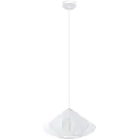 Eglo Lampe pendante Ø 42cm Dolwen Blanc - Japandi