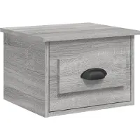 vidaXL Tables de chevet murales 2 pcs sonoma gris 41,5x36x28 cm