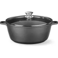 Hendi Casserole antiadhésive, , 7,5 L, noire, 387 x 310 x (H) 130 mm