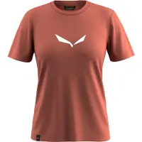 Salewa Solidlogo Dri-release Short Sleeve T-shirt Orange XL Femme