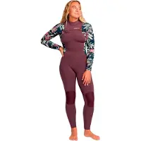 Roxy Combinaison En Néoprène à Manches Longues Et Fermeture éclair Sur La Poitrine Pour Femme Swell 4/3 Mm