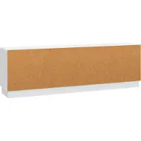 vidaXL Meuble TV blanc 150 x 31 x 47 cm en aggloméré