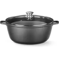 Hendi Casserole antiadhésive, , 7 L, noire, 367 x 290 x (H) 122 mm