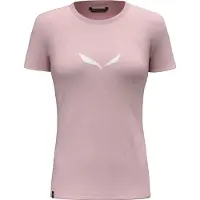 Salewa Solidlogo Dri-release Short Sleeve T-shirt Rose XS Femme