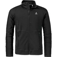 Schöffel Veste en polaire fonctionnelle 'Cascata' noir / blanc