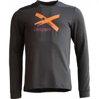 Zimtstern Hommes, T-shirt fonctionnel, Chemise Crewz L/S (L), Gris
