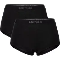Super.natural Tundra 175 Boyfriend Boxers 2 Units Noir XS Femme