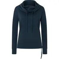 Super.natural Funnel Bio Hoodie Bleu L Femme
