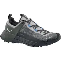 Salewa - Chaussures d'approche en GORE-TEX&reg; - Wildfire Nxt GTX W Alloy/Dark Olive pour Femme - Taille 40,5 - Gris