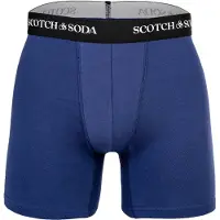 Scotch & Soda Boxers bleu foncé / gris chiné / noir
