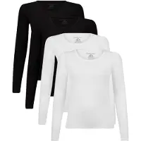 Bamboo Basics Maillot de corps noir / blanc cassé