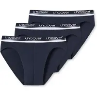 Schiesser Slip 'Rio' bleu foncé / blanc