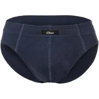 s.Oliver Slip bleu nuit / rouge feu / noir / blanc
