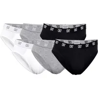 Cr7 - Cristiano Ronaldo Slip gris chiné / noir / blanc