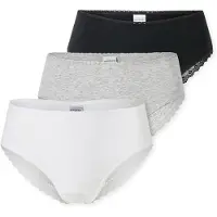 Schiesser Slip 'Modern Multipacks' gris chiné / noir / blanc