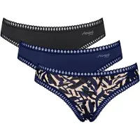 Sloggi Slip 'Go Crush' beige / bleu nuit / noir