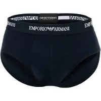 Emporio Armani Slip 'Pack of 3 stretch jersey briefs' bleu