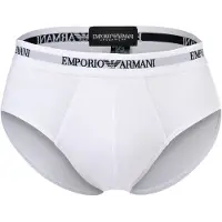 Emporio Armani Em000258_af14132 Slips 3 Units Blanc S Homme