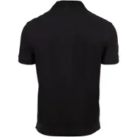 Armani Exchange pour homme. 8NZFSGZJ81Z1200 Polo noir uni (S), Casuel, Coton, Manche courte
