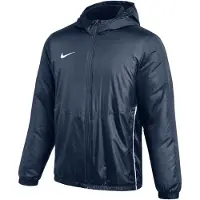 Nike Veste d'automne pour homme - Park 26, veste imperméable, capuche, chaude, respirante, bleu foncé M