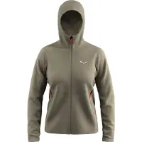 Salewa Puez Rocca Polarlite Hoodie Fleece Vert S Femme
