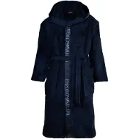 Emporio Armani Peignoir long bleu / bleu marine